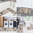 thumbnail image 5 of Paw Prints and Bones Kitchen Rugs Sets Of 2,Anti Fatigue Kitchen Mat Rugs Non Slip Washable,Decorative Kitchen Floor Mats for Kitchen,Sink,Laundry,17"x30"+17"x47", 5 of 7