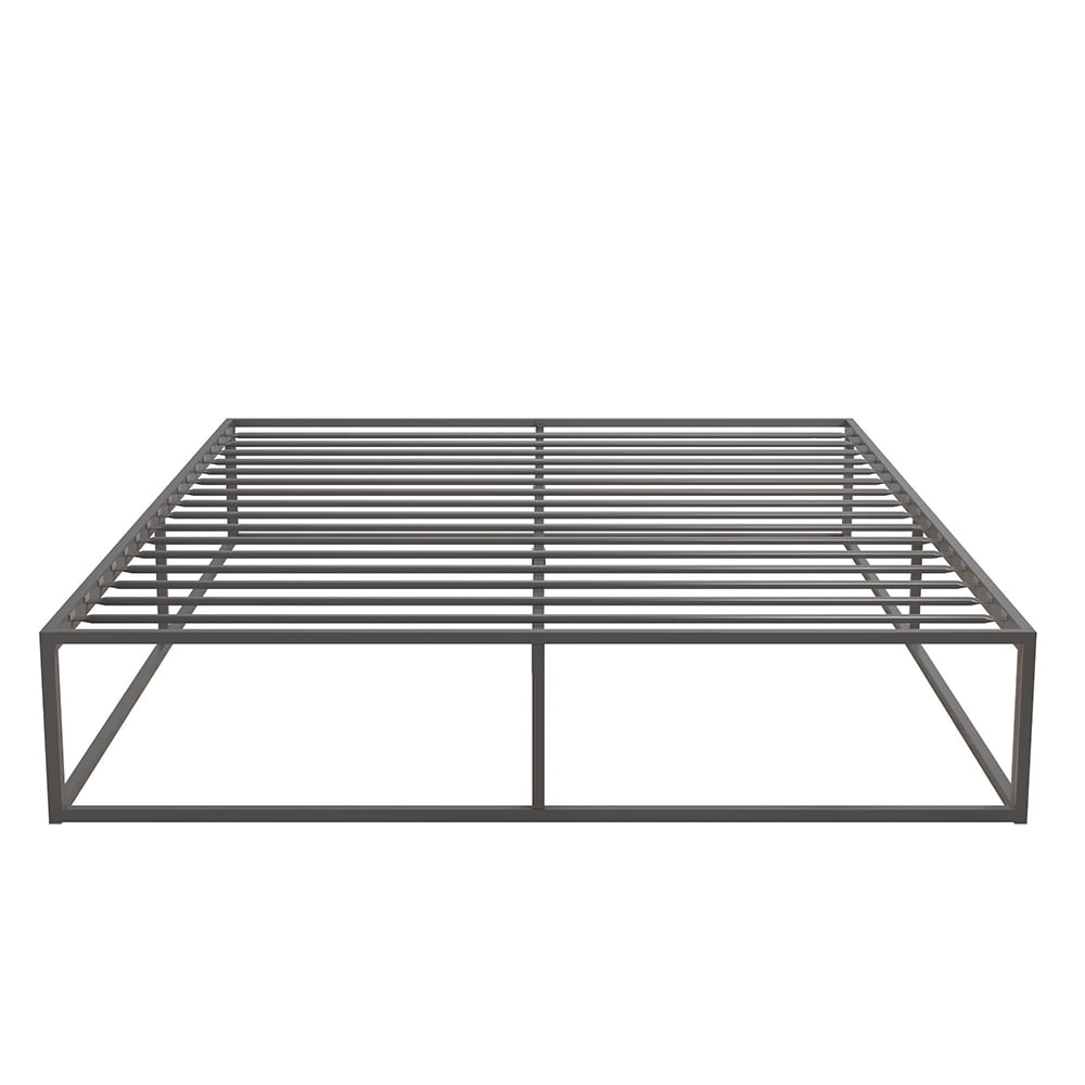 Private Jungle Heavy Duty Metal Bed Frame, Noise Free&Anti-Slip Iron Bed Platform - Grey Private Jungle Heavy Duty Metal Bed Frame, Noise Free&Anti-Slip Iron Bed Platform - Grey