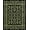 Black, Pattern 4, variant on ODIKA 2x3 Machine Washable Non-Slip Area Rug, Lush Meadow Wavy Lattice Interlocking Swirl Deluxe High Traffic Rug, Green, 579449