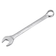 thumbnail image 1 of Uxcell Metric 25mm 12-Point Box Open End Combination Wrench Chrome Finish, Cr-V, 1 of 5