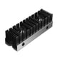 thumbnail image 2 of M.2 NVME Dual Engine Tower SSD Radiador Aleación Aluminio 13MM Doble Ventilador para 2280, 2 of 8