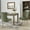 Green Chenille, variant on Morden Fort Chenille Dining Chair Set of 2, Upholstered Diamond Tufted Parsons Chair with Nailhead Trim, Solid Wood Frame Green Chairs, Ergonomical Armless Chair
