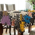 thumbnail image 5 of Yayeee Tablecloths 60" x 90" Rectangle Wrinkle Resistant Party Table Cover, Beige Flowers, 5 of 8
