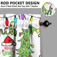 thumbnail image 3 of 2 Piece Set Kitchen Curtains Small Short Cafe Window Curtains Rod Pocket Bathroom Tier Window Treatment Drapes 27.5x39inch, 3 of 4