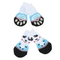 thumbnail image 1 of UDIYO 4Pcs Socks Heart-shape Printing Comfortable Dog Accessories Non-Slip Warm Paw Protector for Pet, 1 of 7