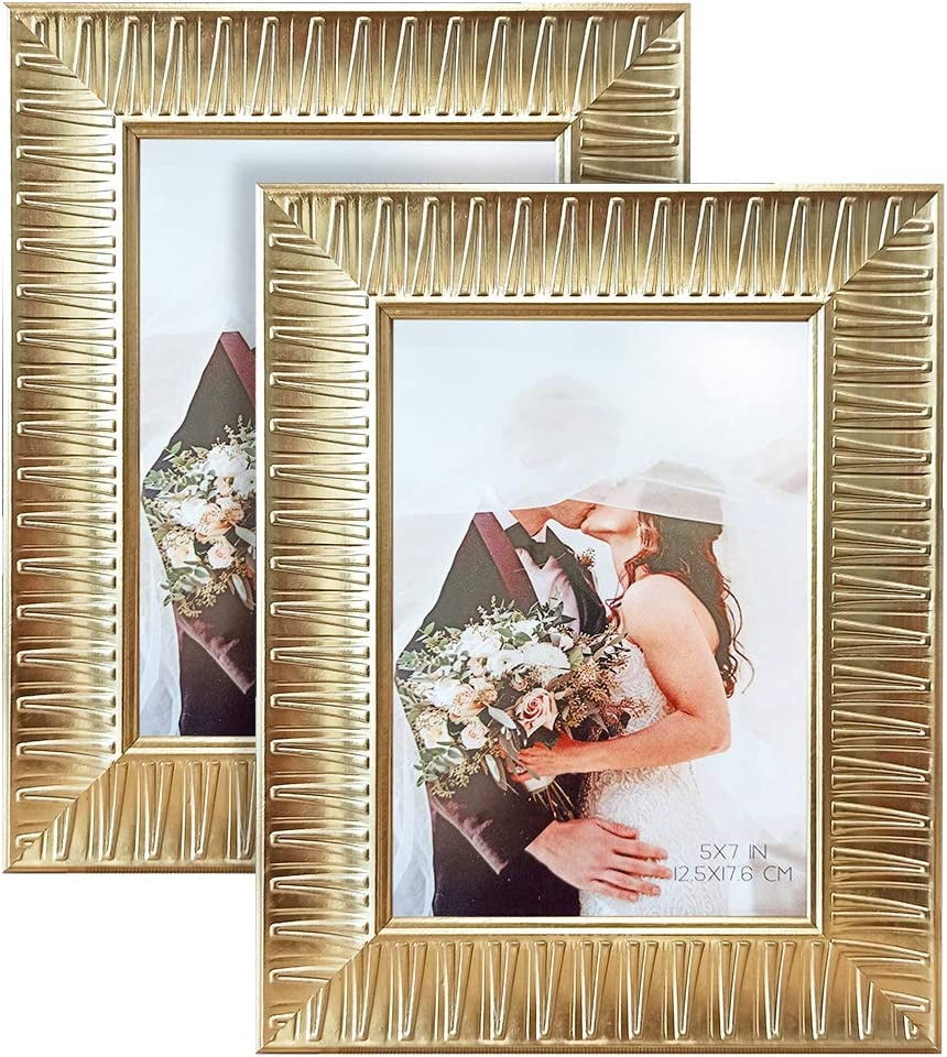 Gallery Wall Gold 4x7 Picture Frame 4x7 Frame 4 x 7 Poster 4 x 7 –  HomedecorMMD