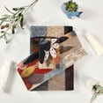 thumbnail image 6 of BZSMCE 3piece Bath Towel Sets Hand Bath Towels Fashion Patchwork Blossoms Printed Towel Sets, 6 of 8