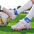 thumbnail image 3 of ChiVerve Unisex-Child Baseball Cleats Kids Softball Shoes Soccer Shoes for Boys Girls Rubber Molded Little Children Big Youth Sneakers Easy to Wear Sports Footwear, 3 of 6