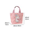 thumbnail image 3 of Bolso de mano de dibujos animados para amigos, bolsa de almacenamiento de dibujos animados, bonito, regalo de cumpleaños, Cinnamoroll Kuromi, Hello Kitty Melody, 3 of 4