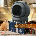 thumbnail image 3 of Self Cleaning Litter Box, 100 L+15L Automatic Cat Litter Box Self Cleaning for Multiple Cats, with Safety Protection, App Control,2 Roll Garbage Bags+Cat Litter Mat, 3 of 13