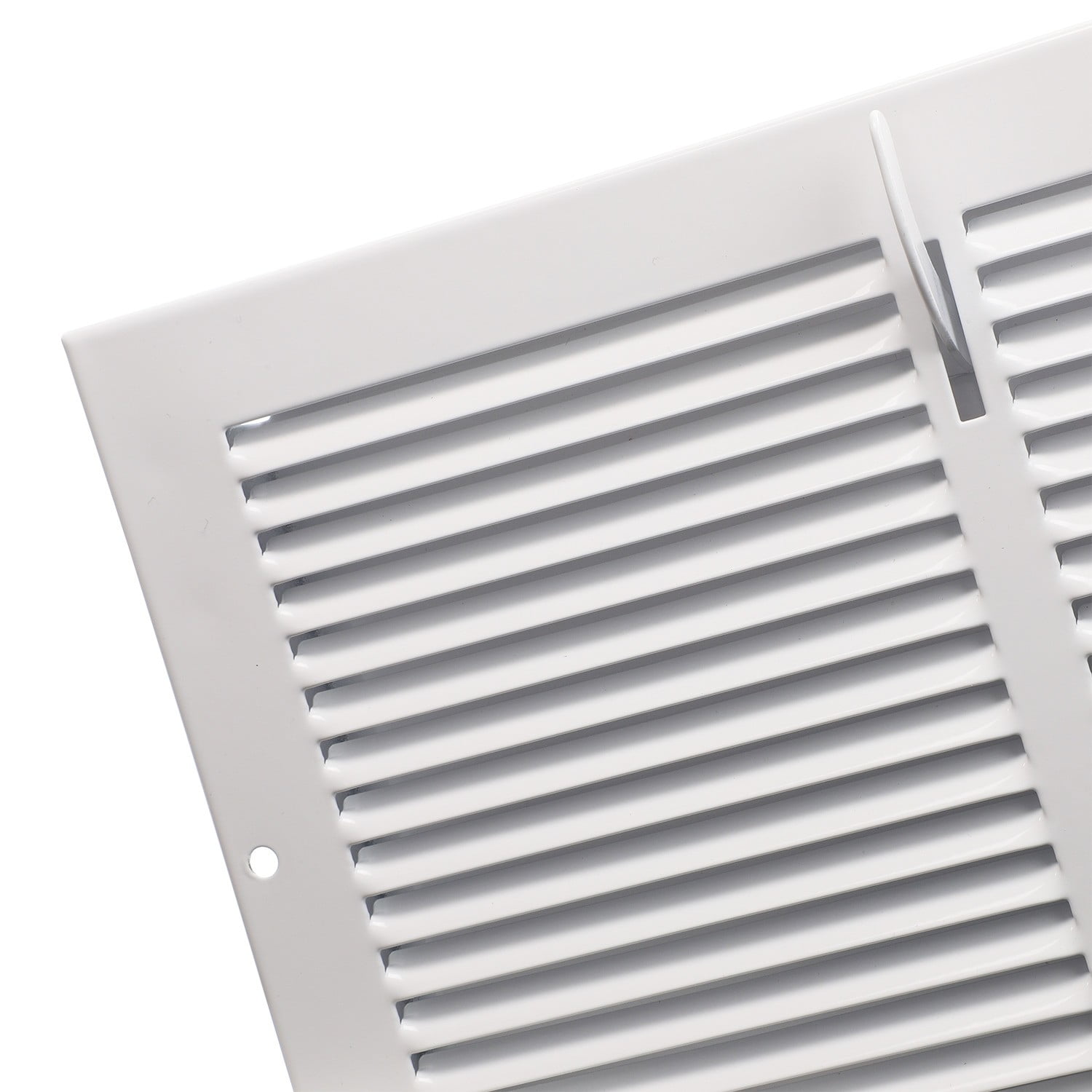 Imperial RG0606 White Metal Sidewall Register - 14inch x 6inch Duct Opening