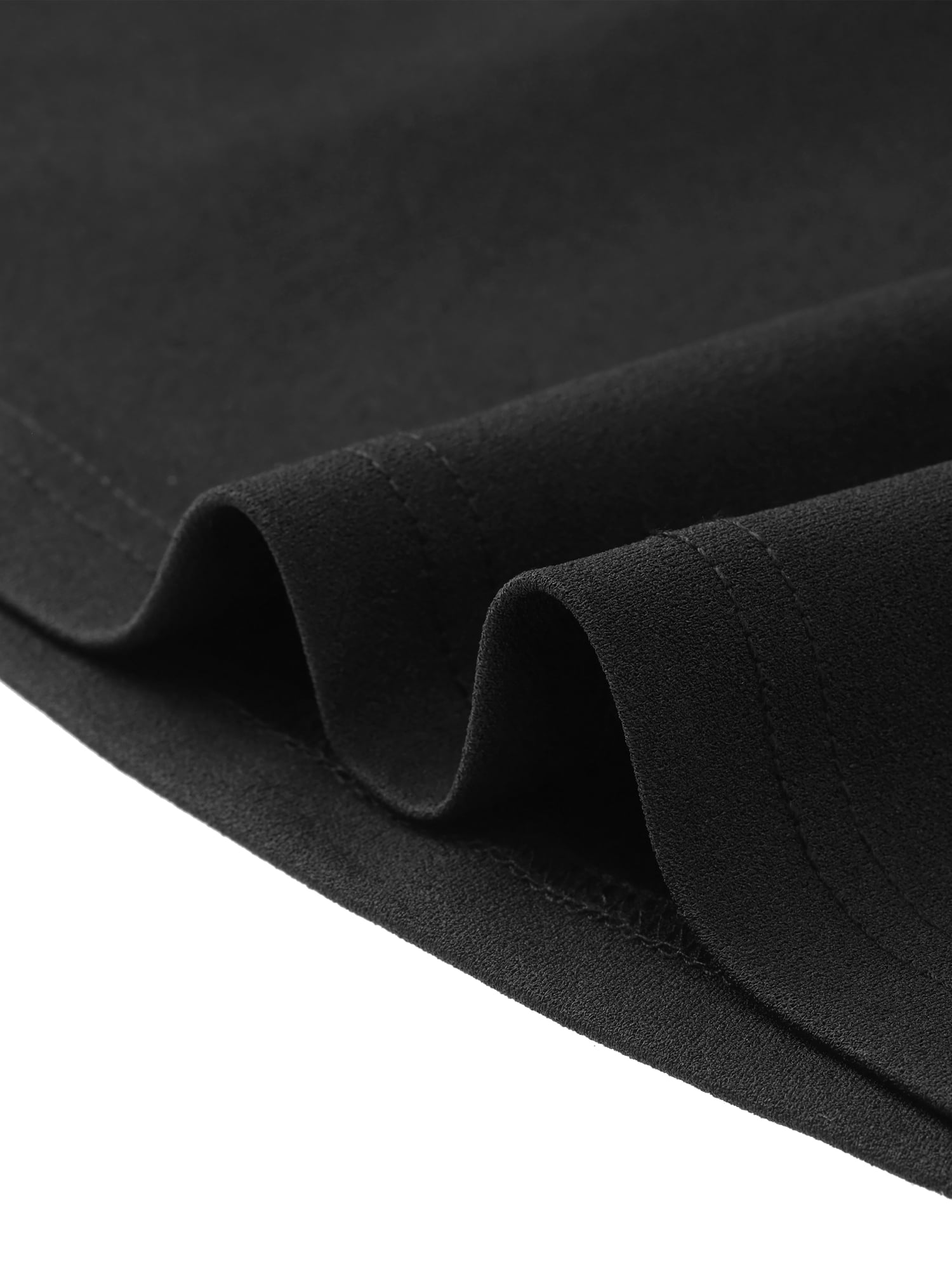DARING DIVA Women's High Waisted Business Fishtail Midi Skirt XS Black