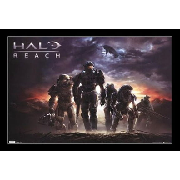 Halo - Reach Laminated & Framed Poster Print (34 x 23)