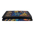 thumbnail image 5 of POLERO Colorful Floral Geometric Children's Wallet, Polyester Toddler Wallets for Travel, Waterproof Easy Access Kids Trifold Wallet, 5 of 6