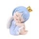thumbnail image 4 of Escultura de niña ángel con forma de alcancía, pensante, figura de niña, moderna, para ahorrar dinero. Azul grande, 4 of 9