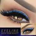 thumbnail image 4 of Glitter Eyeliner Eyelash Sticker Impermeable Herramienta de maquillaje reutilizable (Azul) Ehuebsd Cuidado Belleza, 4 of 6