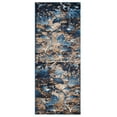 thumbnail image 7 of RUGSOTIC CARPETS MACHINE MADE HEATSET POLYPROPYLENE AREA RUGS - 2'6''x10', Runner Shape, Blue Color, Floral Modern Design, High Pile Machine Made Area Rugs for Living Room, Bed Room (M00014), 7 of 7