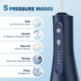 thumbnail image 3 of Sejoy Cordless Water Flosser Dental Teeth Cleaner, Portable 300ml Tank Oral Irrigator, 5 Modes, 5 Jet Tips, 3 of 10