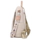 thumbnail image 4 of Mochila Oxford con bordado de flores para mujer, mochila antirrobo de viaje (camello), 4 of 9