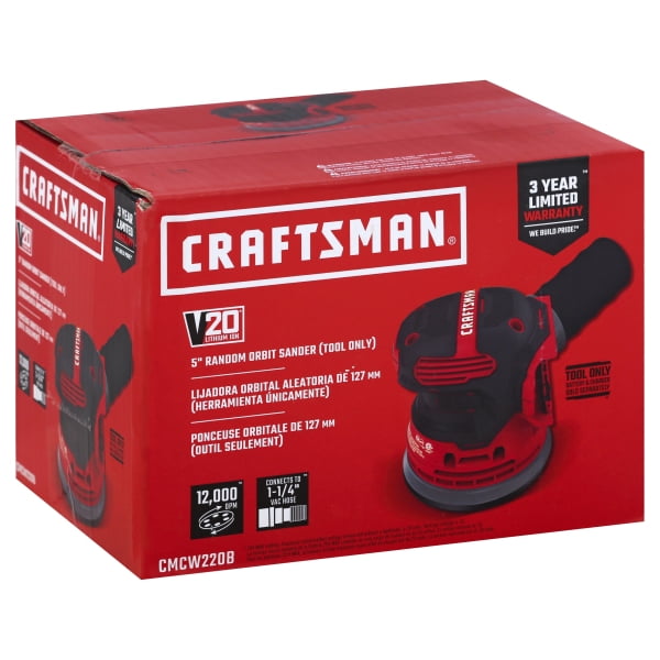 CRAFTSMAN V20 Random Orbit Sander Tool Only CMCW220B Walmart