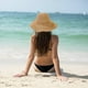 thumbnail image 4 of Floppy Big Beach Sombreros de Paja para Mujer Plegable Verano ala Ancha Sombrero para el Sol Plegable Sombrero de Paja de Viaje para Mujer Sombrero Fedora, 4 of 5