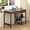 Rustic Brown, variant on Manxile Industrial Rectangle Wood Coffee Table Metal Cocktail Table with Drawer, Walnut