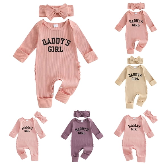 Ulanda My First Easter Baby Girl Outfit Carrot Bunny Romper Jumpsuit Ruffle 1st Easter One Piece Clothes (Purple, 0-3 Months)