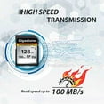 thumbnail image 5 of Gigastone 128GB SD Card V30 SDXC Memory Card High Speed 4K Ultra HD UHD Video Compatible with Canon Nikon Sony Pentax Kodak Olympus Panasonic Digital Camera, 5 of 5