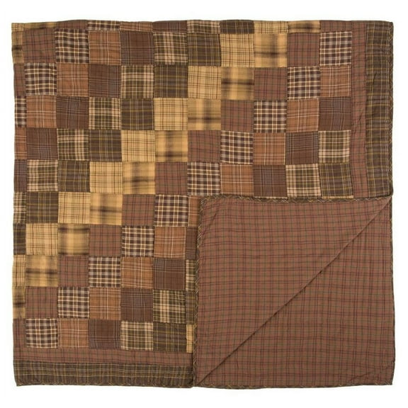Quilt with Patchwork Blocks (Twin: 90 in. L x 70 in. W (4.6 lbs.))