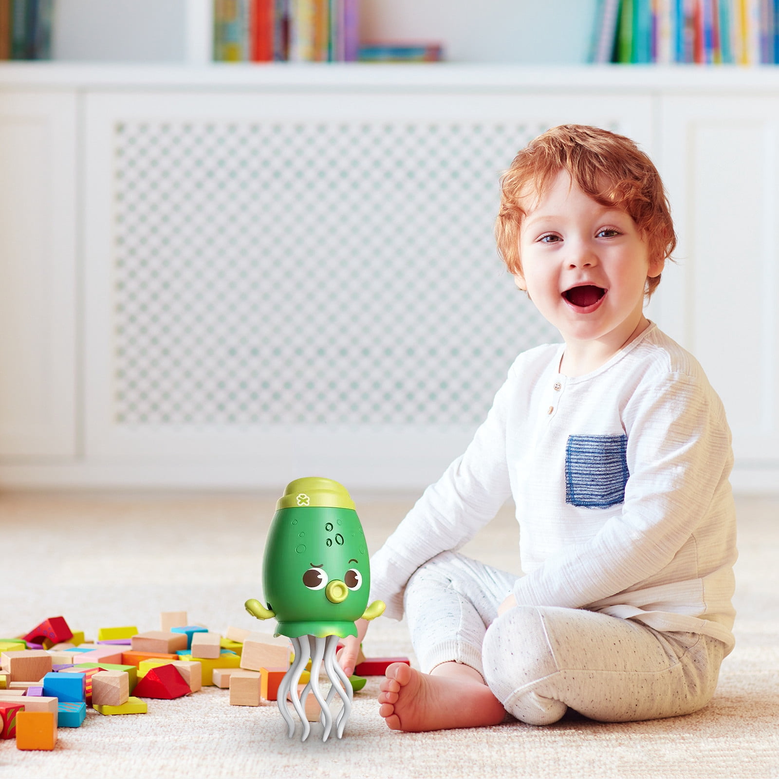 Jouet Poulpe Dansant électrique – Lumières LED, Musique, Détection D’obstacles, Rechargeable USB, Pour Enfants En Bas âge - 10