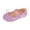 Purple, variant on Little Girl Shoes Flower Girl Glitter Sequins Close Toe Shoes with Bow Down Dress Up Shoes for Girls 4-6 Baby Cute Flat Princess Shoes for Communion Wedding and Stage Performance