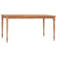 thumbnail image 1 of vidaXL Batavia Table 150x90x75 cm Solid Teak Wood, 1 of 5
