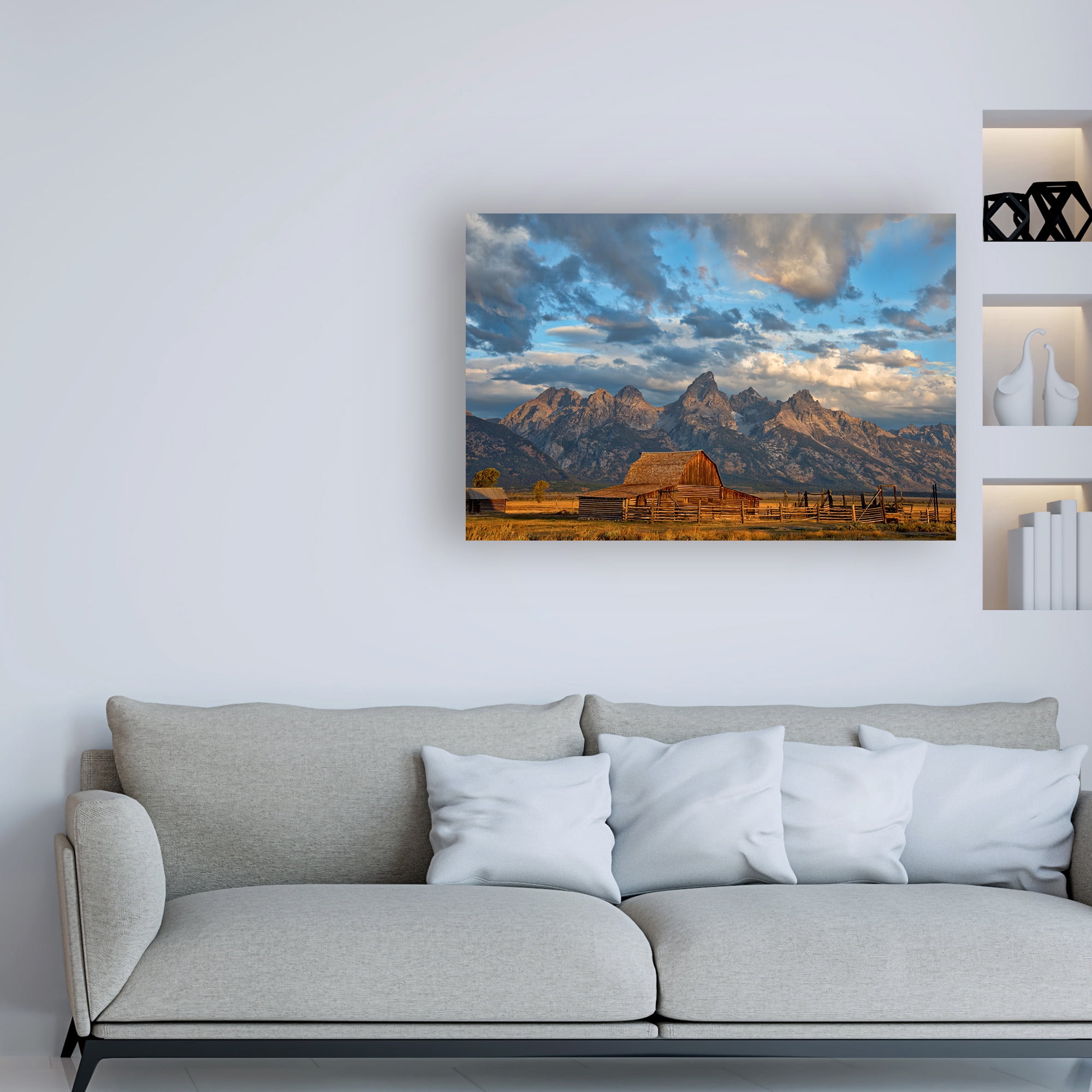 Trademark Fine Art 'Rustic Wyoming' Canvas Art by Darren White Photography