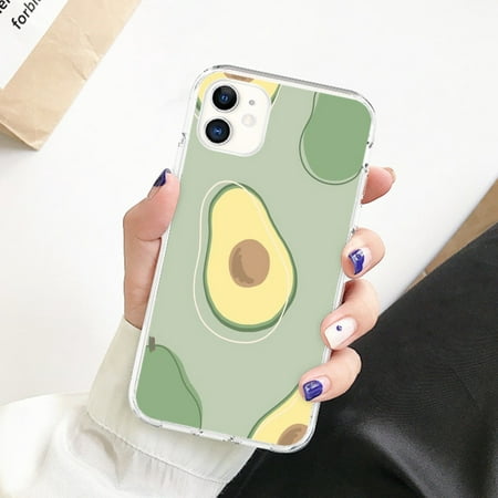 Cell Phone Case Avocado for Samsung for XiaoMi for Sony for Huawei for iPhone 15 Pro Max for iPhone 15/14/13/12/11/X/XR（Huawei Honor 7）