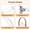 thumbnail image 5 of Qiyester Beverage Dispenser Glass Large Water Drink Dispensers with Lid and Spigot 5L for Parties,Bars,Restaurants,Refrigerator 2pcs, 5 of 10