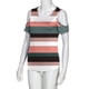 thumbnail image 4 of Blusa de verano para mujer, camiseta informal, camisetas de manga corta con cuello en V y hombros fríos bonitos Pompotops hkajfhjk464100, 4 of 5