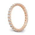 thumbnail image 5 of 14k Rose Gold Round Cut Diamond Eternity Wedding Band Anniversary Ring Size 7.5 - 1 Ct., 5 of 5