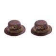 thumbnail image 3 of kurtrusly Woman Mini Steampunk Top Hat Clip, Durable Material Hat Premium Party Style A 2Set, 3 of 6
