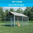 thumbnail image 4 of Coolaroo 6' x 50' Outdoor Stone Sun Shades Canopy, Waterproof UV Block Protection, 4 of 5