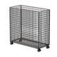 thumbnail image 1 of Carrito de almacenamiento para esterillas de , plegable, con soporte para ropa sucia, organizador de gimnasio, cesta para bandas de resistencia y Negro, 1 of 9