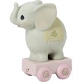thumbnail image 3 of Precious Moments Birthday Train, Age 4, May Your Birthday Be Gigantic, Bisque Porcelain Figurine, 1 Each, 3 of 5