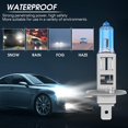thumbnail image 4 of ENERGETIC H1 Halogen Car Headlight Bulb, 5000K Super White Light, P14.5S 12V/55W 2000 Lumens 1200 Hours, IP67, 2 Pack, 2Yr Warranty, 4 of 5
