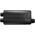 thumbnail image 4 of Flowmaster Exhaust Muffler 530513 50 Series Big Block; Dual 3 Inch Inlet; Single 3-1/2 Inch Offset Outlet; 22 Inch Body/28 Inch Overall Length, 4 of 4