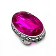 thumbnail image 2 of Natural Pink Rubillite Gemstone Handmade 925 Steling Silver Ring Size 8, 2 of 2