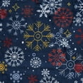 thumbnail image 4 of Fleece/Sherpa Christmas Throw - Super Soft Holiday Printed Blanket for Couch, Chair, or Bed - Cozy, Luxurious Plush - 50" x 60", New Snowflake, 4 of 6