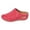 Red, variant on Women’s S𝗅ip On Mule Sandals Fashion Round Toe We𝖽ge Clogs Shoes Summer Backless Casual Slippers Lightweight Outdoor Walking Sandles for Vacation Travel Wear