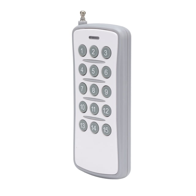Mando A Distancia Universal De 433MHz, Inalámbrico, ABS, 15 Teclas, Interruptor De Control Remoto Para Luz De Puerta De Repuesto