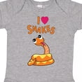 thumbnail image 4 of Inktastic I Love Snakes Boys or Girls Baby Bodysuit, 4 of 5