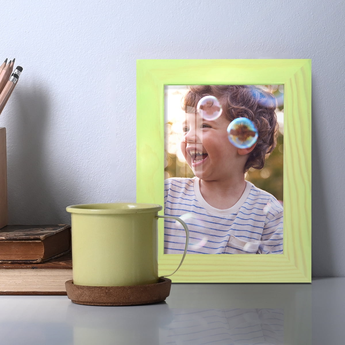 3.5x5 Wood Grain Picture Frame - Mint