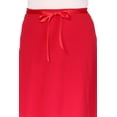 thumbnail image 5 of Women's Plus Size Casual High Waist Bow Tie Belted A Line Midi Knee Length Skirts, 5 of 6